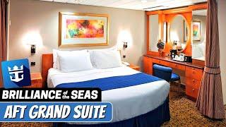 Brilliance of The Seas | Aft Grand Suite Tour & Review 4K | Royal Caribbean Cruise Line