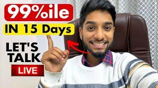 JEE Mains 2025: 99%ile in 15 days? Lets talk!