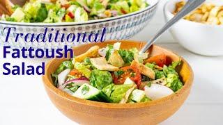 Traditional Fattoush Salad Recipe
