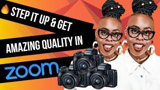 How to Get High Quality Videos In Zoom With ECAMM Live Virtual Cam and A Camera