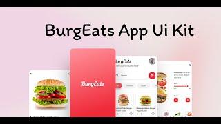 Crafting the Perfect Bite: Burger App UI Design 