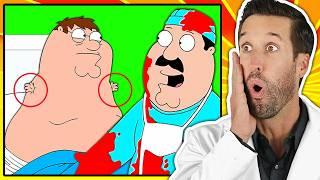 Doctor ER Reacts to Family Guy Medical Scenes | Compilation (PART 2)