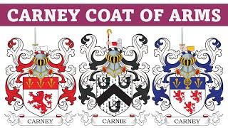 Carney Coat of Arms & Family Crest - Symbols, Bearers, History