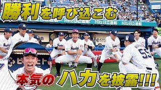 【正面から撮影】増田珠選手の本気のハカ！着々と増員中！2024年5月4日声出し燕陣（円陣）東京ヤクルトスワローズvs中日ドラゴンズ