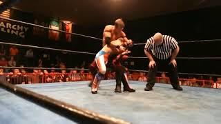 Mike Posey vs Supernatural Old School Challenge  Anarchy Wrestling TV eps 452 2014 8-23-14