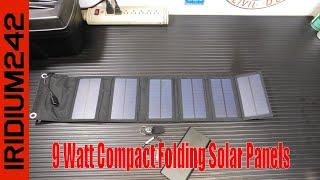 Ecologic Mart 9 Watt Compact Folding Solar Panels!