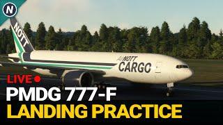 Taking Requests! Landing Practice in the PMDG 777-F - MSFS Live