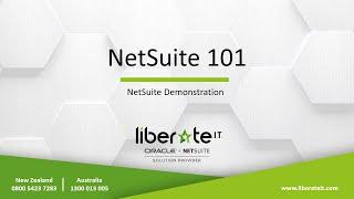 Oracle NetSuite - NetSuite 101 Webinar with Liberate I.T.