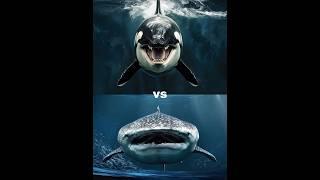 whale shark vs killer orca vs  ( crocodile, Dolphin, shark, sea lion, turtle, seal, octopus)