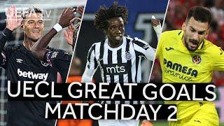 #UECL GREAT GOALS: MATCHDAY 2