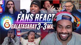 ARSENAL FAN REACTS TO MAN UNITED FANS REACTION TO GALATASARAY 3-3 MAN UNITED | CHAMPIONS LEAGUE