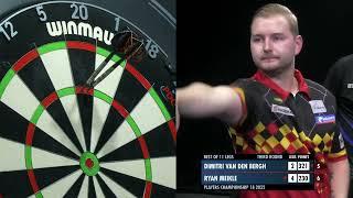 NINE DARTER! Dimitri Van den Bergh v Ryan Meikle | 2022 Players Championship 18