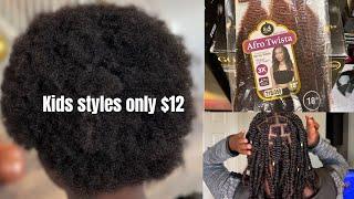 Lightweight protective style for kids ‼️ only $12 | massive hair growth fast 