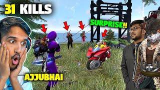 AJJUBHAI OP FUNNY GAMEPLAY WITH @DesiGamers_ AND @Munnabhaigaming - FREE FIRE HIGHLIGHTS