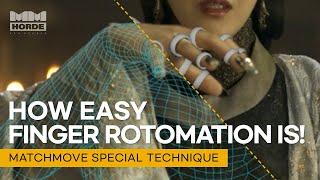 (KR/EN) How easy finger rotomation is! | Matchmove Special Technique