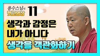 11. 생각과 감정은 내가 아니다 : 생각 객관화 하기 [용수스님 렛고명상]