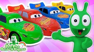 The Car Color Song + More Kids Songs | Pea Pea Nursery Rhymes & Kids Songs