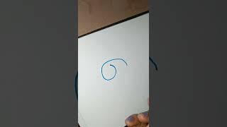Draw a mice easily#simple drawing using number 6#drawing #ytshorts