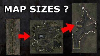 How big are the Maps in S.T.A.L.K.E.R.?