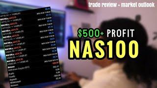 $500 Forex trade ft. NAS100