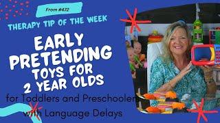 Pretend Play Toys for Speech Therapy for Toddlers | teachmetotalk.com | Laura Mize | Stage 6