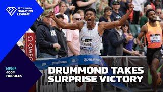 Gerald Drummond takes surprise 400mH victory in Eugene - Wanda Diamond League