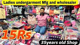 15Rs/Bra & panti Mfg & wholesale in Dadar janta market/ladies undergarments wholesaler in Mumbai