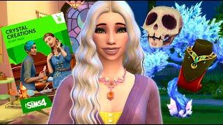 Let’s play with the crystal creations pack! // Sims 4 crystal creations stuff pack