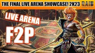 THE LAST LIVE ARENA SHOWCASE FOR 2023! Raid: Shadow Legends