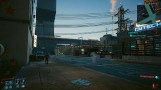 Cyberpunk 2077 Bug: Flying Car