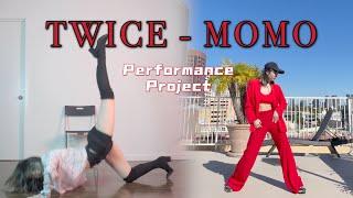 [TWICE-MOMO] PERFORMANCE PROJECT FULL DANCE COVER (OUTFIT CHANGE) 4K FULLCAM #OncePerformanceProject