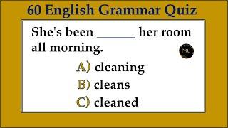 60 English Grammar Mixed Quiz | Mixed Exercise | Test your English Grammar | No.1 Quality English