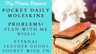 JULY Plan With Me & Problems  | Week 28 | Pocket Moleskine Daily | Pocket Planner | Chatty #pwm