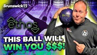 Win Big Money in Tournaments with the Brunswick Ethos Hybrid Bowling Ball