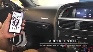 Apple CarPlay installed into a 2010 Audi A5