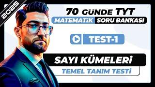 Sayı Kümeleri | Temel Tanım Testi-1 | TYT Matematik Soru Bankası Çözümleri | (1.Gün Ödev)