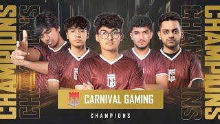 CARNIVAL GAMING Champions  CG Vs iQOOSouL Vs Omega  CG B2B WWCD With 17k Domination  Kiwos Yt