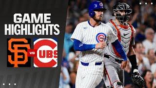 Giants vs. Cubs Game Highlights (6/18/24) | MLB Highlights