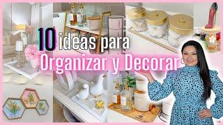 10 iDEAS para ORGANIZAR y DECORAR tu hogar / Home decor ideas