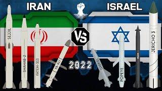 Iran vs israel Missile Range Comparison 2022-2023 | Longest Range Missile of Iran