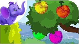 Colorful Apples - Nursery Rhyme with Karaoke