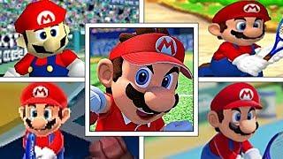 Evolution Of All Characters In Mario Tennis Series (2000-2018)