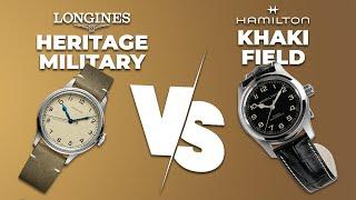 Hamilton Khaki Field vs. Longines Heritage Military - BEST Field Watch?