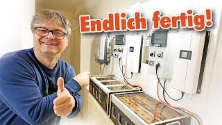 XXL-Energiespeicher mit 30 kWh SELBST gebaut!  Alle Details zur Anlage in diesem Video!