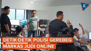 Detik-detik Penggerebekan Markas Judi Online di Jakarta Barat