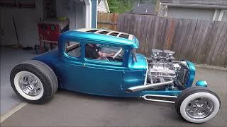 Hot Rod Model A build pics and first drive video