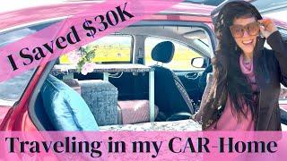 I SAVED $30K while LIVING in a CAR | Cost Breakdown