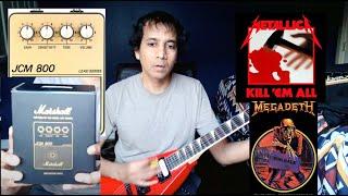 NEW Marshall JCM 800 Pedal Unboxing and Review - The Good-Bad-Ugly aspects -Metallica-Megadeth riffs