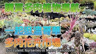 Succulent Nurseries in Metro Vancouver