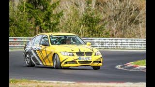 Nurburgring TF - Testing Ringfreaks rental car - BMW e90 330 - Really fun and lots of slides!!